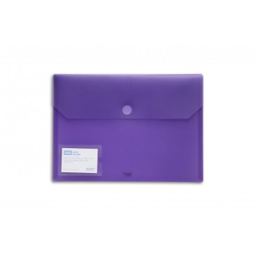 A4 Horizontal Document Bag-Purple